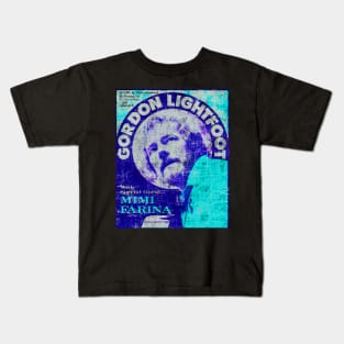 Gordon lightfoot t-shirt Kids T-Shirt